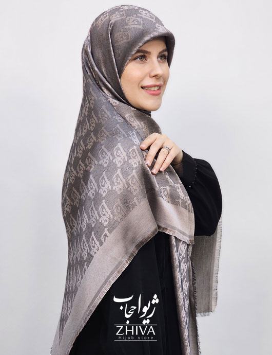 روسری لمه طوسی
