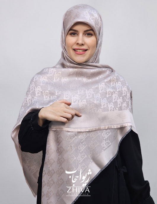 روسری لمه طوسی
