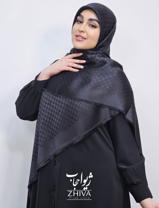 روسری لمه مشكی
