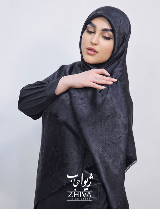 روسری لمه مشكی