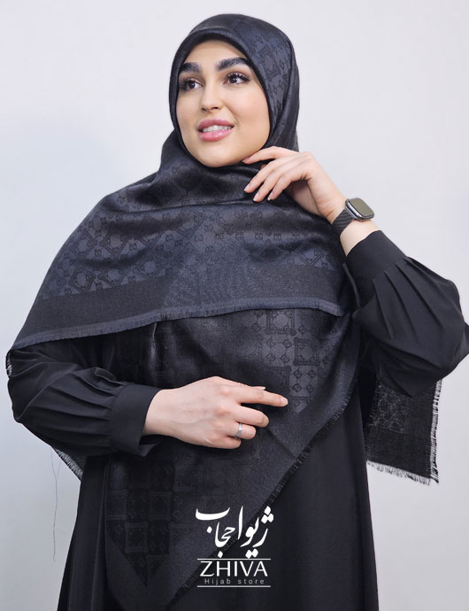 روسری لمه مشكی