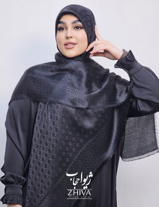 روسری لمه مشكی