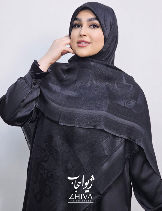 روسری لمه مشكی