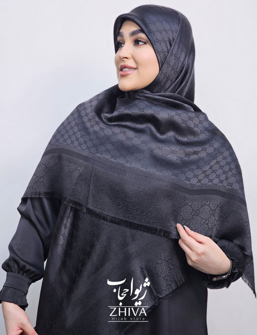 روسری لمه مشكی
