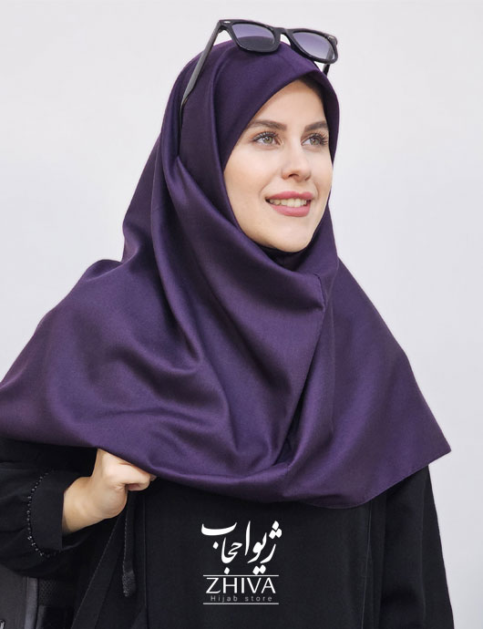 مقنعه بروجرد بنفش